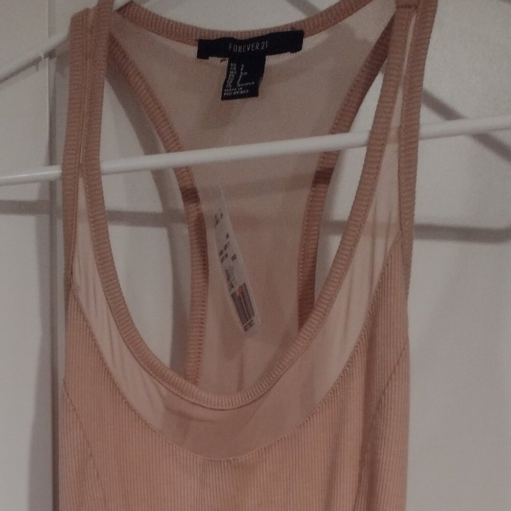 Forever 21 dusty pink dress new with tags size small 34 inch length